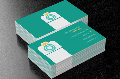 Kolorowy aparat, Fotografia, Usługi fotograficzne - Wizytówki Netprint