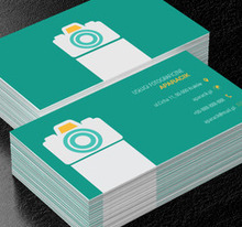 Kolorowy aparat, Fotografia, Usługi fotograficzne - Wizytówki Netprint