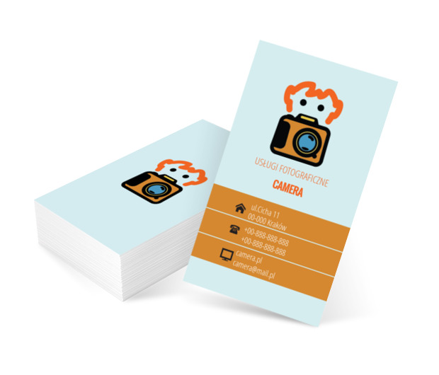 Ciekawa grafika, Fotografia, Usługi fotograficzne - Wizytówki Netprint szablony online