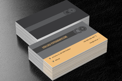 Dwie migawki, Fotografia, Usługi fotograficzne - Wizytówki Netprint