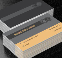 Dwie migawki, Fotografia, Usługi fotograficzne - Wizytówki Netprint