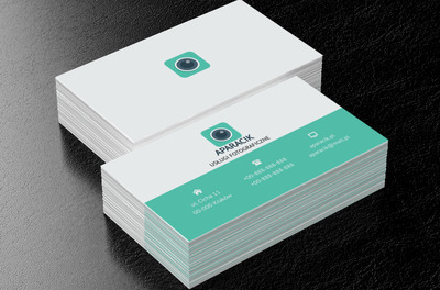 Zielony aparacik, Fotografia, Usługi fotograficzne - Wizytówki Netprint