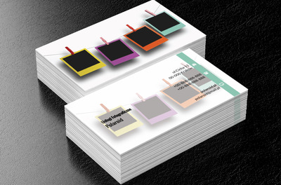 Kolorowe polaroidy, Fotografia, Usługi fotograficzne - Wizytówki Netprint