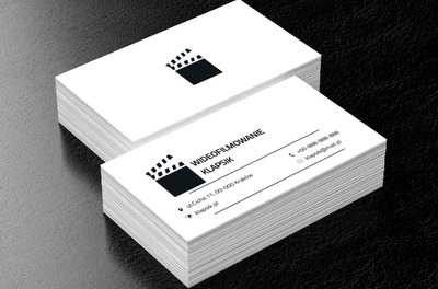 Klaps filmowy, Fotografia, Wideofilmowanie - Wizytówki Netprint