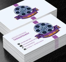 Kolorowa taśma filmowa, Fotografia, Wideofilmowanie - Wizytówki Netprint