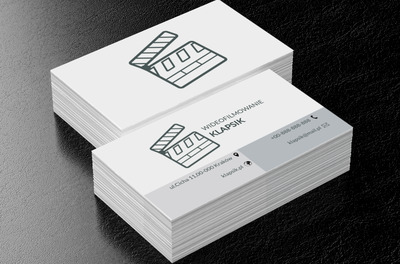 Szary klaps, Fotografia, Wideofilmowanie - Wizytówki Netprint