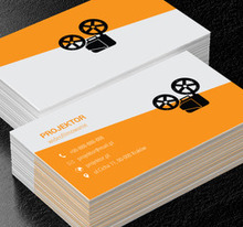 Czarny projektor, Fotografia, Wideofilmowanie - Wizytówki Netprint