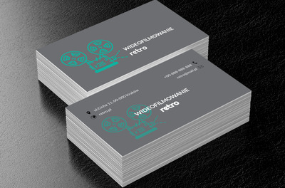 Zielony projektor, Fotografia, Wideofilmowanie - Wizytówki Netprint