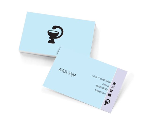 Czarna żmija, Medycyna, Apteka - Wizytówki Netprint szablony online