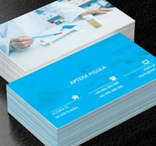 Farmaceuta w pracy, Medycyna, Apteka - Wizytówki Netprint