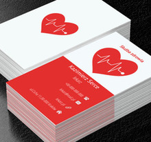 Wykres kardio, Medycyna, Lekarz - Wizytówki Netprint