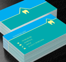 Żółty ząb, Medycyna, Stomatologia - Wizytówki Netprint