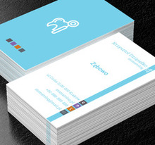 Ząb z lustrem dentystycznym, Medycyna, Stomatologia - Wizytówki Netprint