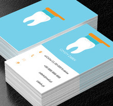 Ząb i szczoteczka, Medycyna, Stomatologia - Wizytówki Netprint