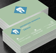 Ząb z aparatem, Medycyna, Stomatologia - Wizytówki Netprint