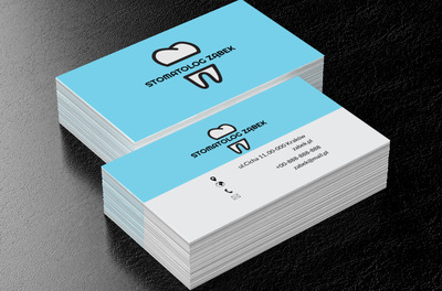 Nazwa w zębie, Medycyna, Stomatologia - Wizytówki Netprint