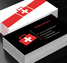 Apteczka medyczna, Medycyna, Służba zdrowia - Wizytówki Netprint