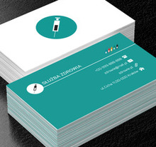 Zdrowa strzykawka, Medycyna, Służba zdrowia - Wizytówki Netprint