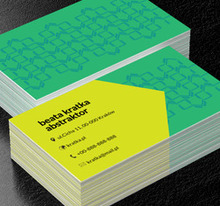 Oryginalna kratka, Motywy, Abstrakcja - Wizytówki Netprint