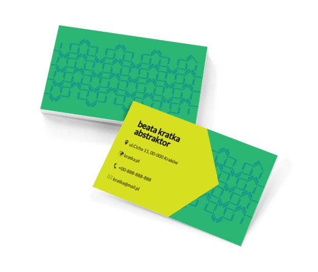 Oryginalna kratka, Motywy, Abstrakcja - Wizytówki Netprint szablony online