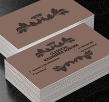 Szlachetny wzór, Motywy, Klasyczne - Wizytówki Netprint