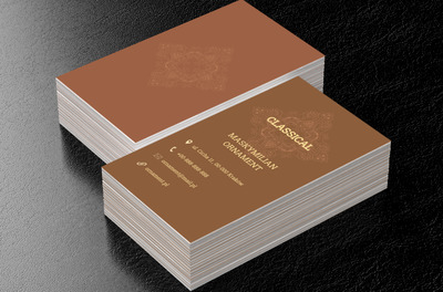 Jasny ornament, Motywy, Klasyczne - Wizytówki Netprint