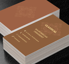 Jasny ornament, Motywy, Klasyczne - Wizytówki Netprint