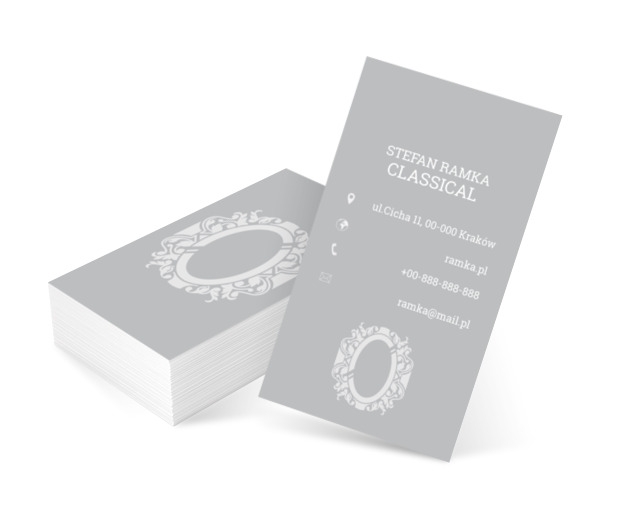 Klasyczne ramka, Motywy, Klasyczne - Wizytówki Netprint szablony online