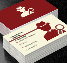 Postać detektywa, Motywy, Ludzie - Wizytówki Netprint