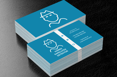 Postać w kapeluszu, Motywy, Ludzie - Wizytówki Netprint