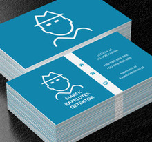 Postać w kapeluszu, Motywy, Ludzie - Wizytówki Netprint