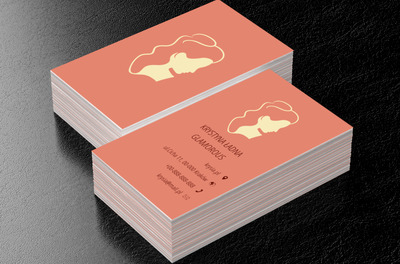 Profil kobiety, Motywy, Glamour - Wizytówki Netprint