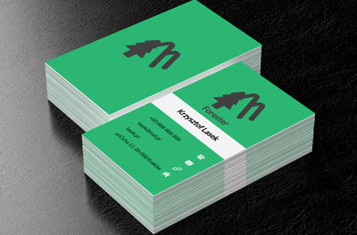 Za górami, za lasami, Motywy, Krajobraz - Wizytówki Netprint