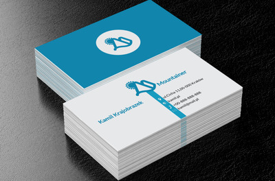 Słońce za górami, Motywy, Krajobraz - Wizytówki Netprint