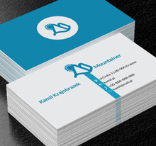 Słońce za górami, Motywy, Krajobraz - Wizytówki Netprint