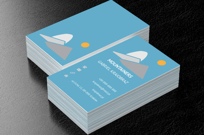 Kolorowe góry, Motywy, Krajobraz - Wizytówki Netprint