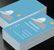 Kolorowe góry, Motywy, Krajobraz - Wizytówki Netprint