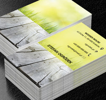 Pęknięta deska, Motywy, Krajobraz - Wizytówki Netprint