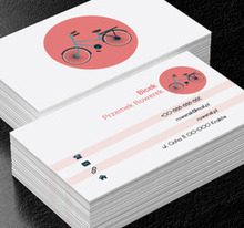 Niebieski rower, Motywy, Przedmioty - Wizytówki Netprint