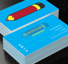 Kolorowa kredka, Motywy, Przedmioty - Wizytówki Netprint