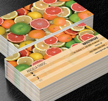 Smakowite cytrusy, Motywy, Roślinne - Wizytówki Netprint