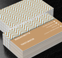 Brązowy zygzak, Motywy, Tła i tekstury - Wizytówki Netprint