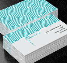 Niebieska fala, Motywy, Tła i tekstury - Wizytówki Netprint