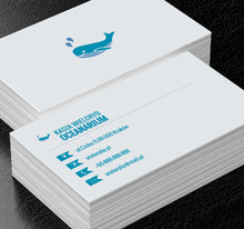 Niebieski wieloryb, Motywy, Zwierzęta - Wizytówki Netprint