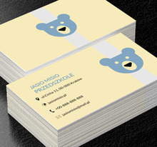 Niebieski miso, Motywy, Zwierzęta - Wizytówki Netprint