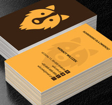 Głowa wilka, Motywy, Zwierzęta - Wizytówki Netprint