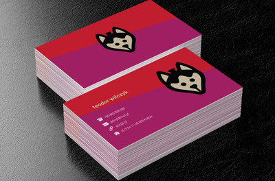 Wilczy łepek, Motywy, Zwierzęta - Wizytówki Netprint