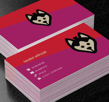 Wilczy łepek, Motywy, Zwierzęta - Wizytówki Netprint