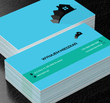 Dom na wzgórzu, Nieruchomość, Wynajem mieszkań - Wizytówki Netprint