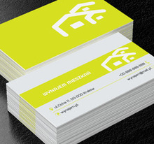 Białe domy szeregowe, Nieruchomość, Wynajem mieszkań - Wizytówki Netprint